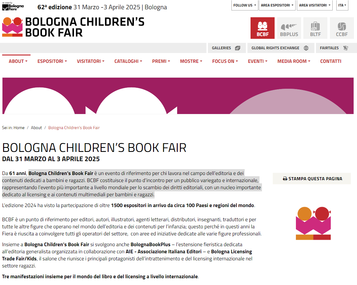 Bologna Children’s Book Fair