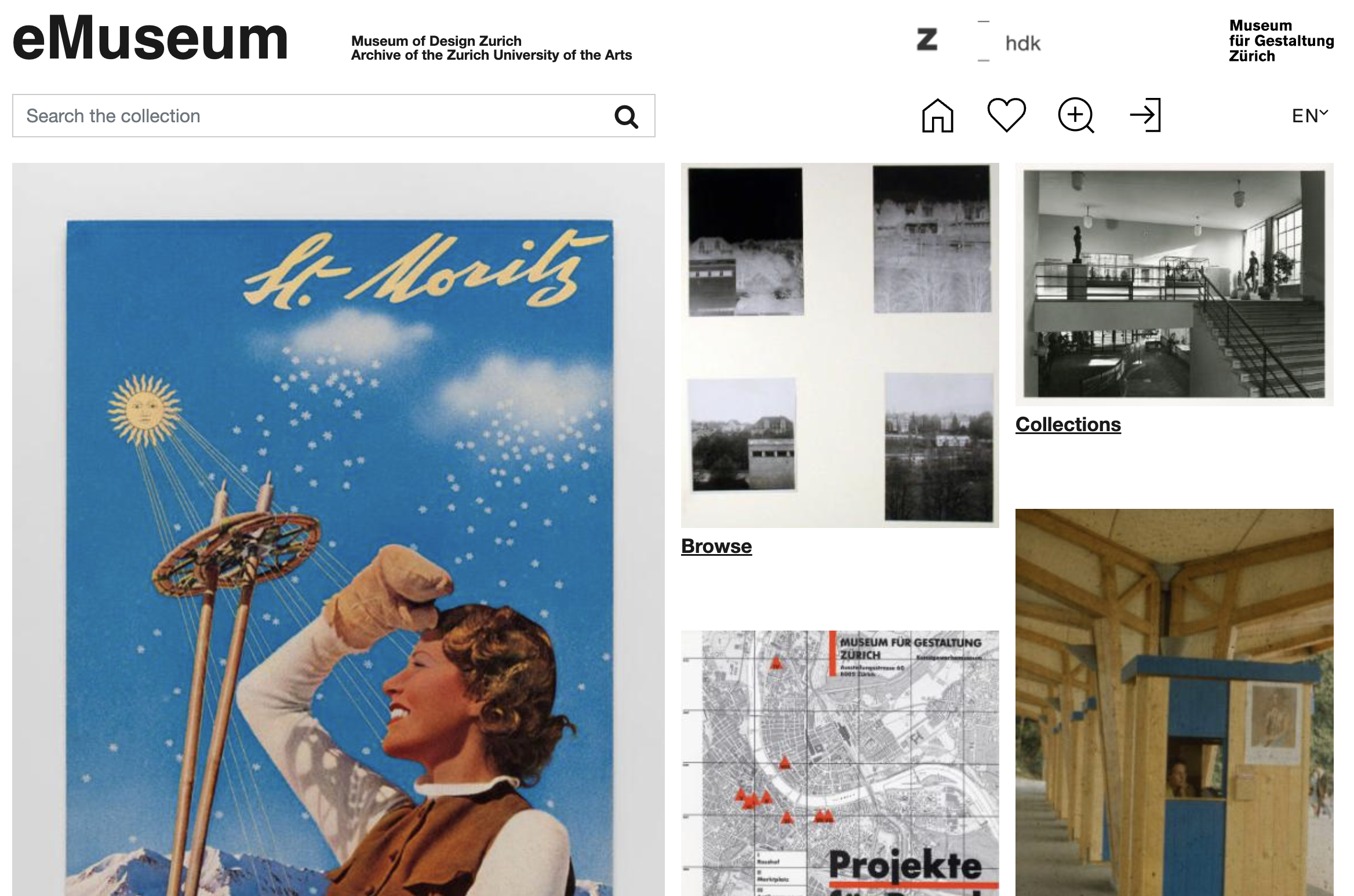 eMuseum – Museum of Design Zurich, Archive of the Zurich University of the Arts